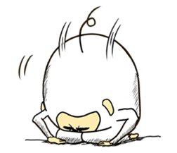 2016 steep face of a monkey of New Year sticker #8627489