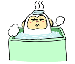 2016 steep face of a monkey of New Year sticker #8627495