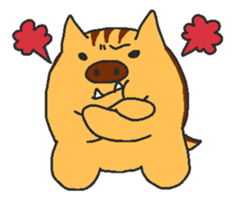 Daily oriental Zodiac[wild boar] sticker #8627507