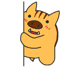 Daily oriental Zodiac[wild boar] sticker #8627509