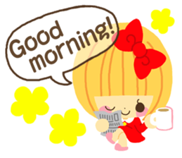 Hana chan sticker winter version sticker #8627580