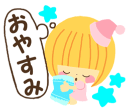 Hana chan sticker winter version sticker #8627582