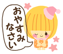 Hana chan sticker winter version sticker #8627583