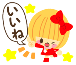 Hana chan sticker winter version sticker #8627586