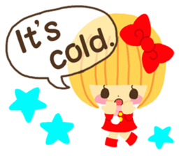 Hana chan sticker winter version sticker #8627600