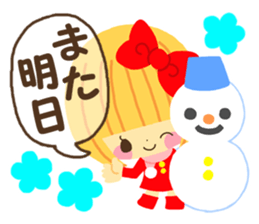 Hana chan sticker winter version sticker #8627607