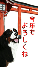 BERNESE MOUNTAIN DOG RIN Ver.4 sticker #8627986