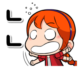 KOR ver, Cute girls sticker #8628067