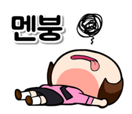 KOR ver, Cute girls sticker #8628073