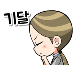 KOR ver, Cute girls sticker #8628085