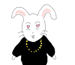 Fashion Rabbits sticker #8628161