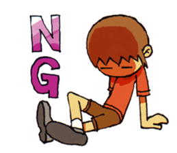 The heart-warming boy sticker #8628469