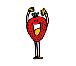 Strawberry love sticker #8628937