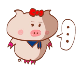 Butako wa keigomoshaberemasu sticker #8629347