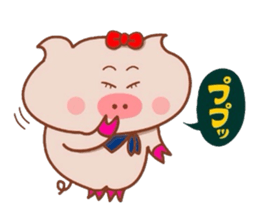 Butako wa keigomoshaberemasu sticker #8629368