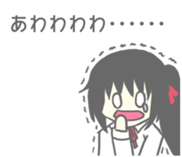 funny girl sticker sticker #8629630