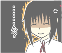 funny girl sticker sticker #8629637