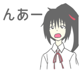 funny girl sticker sticker #8629649