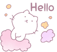 Cat with fantastic life. sticker #8630099