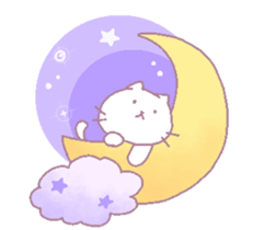 Cat with fantastic life. sticker #8630101