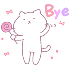 Cat with fantastic life. sticker #8630103