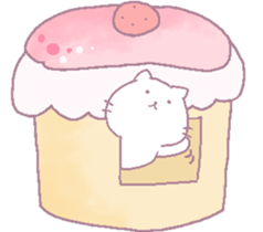 Cat with fantastic life. sticker #8630106