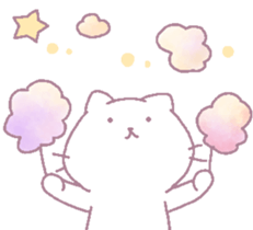 Cat with fantastic life. sticker #8630118