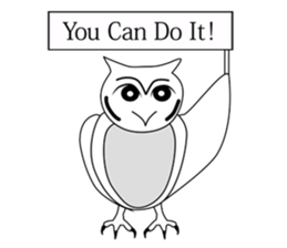 Cute and Lovely Owl sticker #8630424