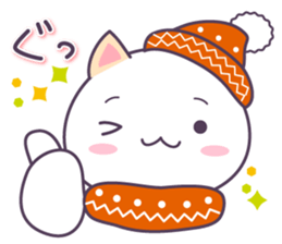 "MARUNEKO"Winter and New Year's. sticker #8630579