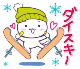 "MARUNEKO"Winter and New Year's. sticker #8630580