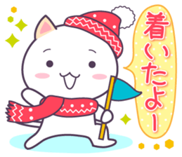 "MARUNEKO"Winter and New Year's. sticker #8630584