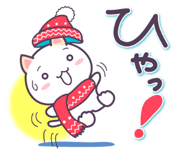 "MARUNEKO"Winter and New Year's. sticker #8630594