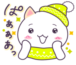 "MARUNEKO"Winter and New Year's. sticker #8630597