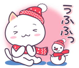 "MARUNEKO"Winter and New Year's. sticker #8630601