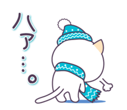 "MARUNEKO"Winter and New Year's. sticker #8630604