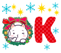 "MARUNEKO"Winter and New Year's. sticker #8630609