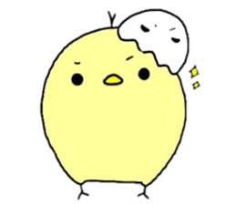 hiyoko and karasuke 2 sticker #8631423