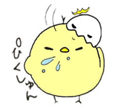 hiyoko and karasuke 2 sticker #8631426