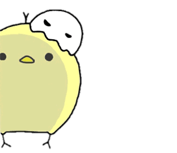 hiyoko and karasuke 2 sticker #8631428