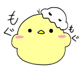 hiyoko and karasuke 2 sticker #8631433