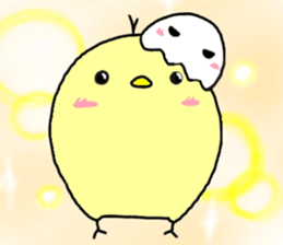 hiyoko and karasuke 2 sticker #8631438