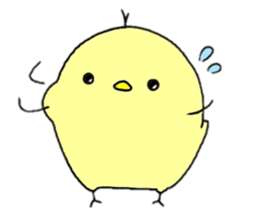 hiyoko and karasuke 2 sticker #8631440