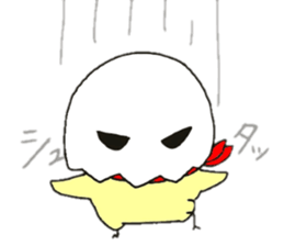 hiyoko and karasuke 2 sticker #8631444