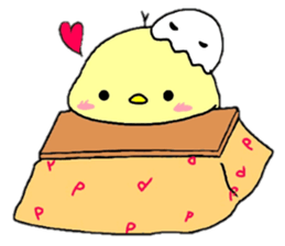 hiyoko and karasuke 2 sticker #8631450