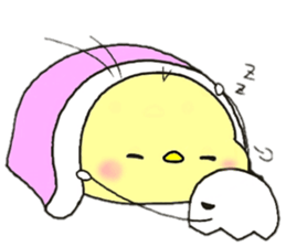 hiyoko and karasuke 2 sticker #8631451