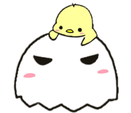 hiyoko and karasuke 2 sticker #8631455