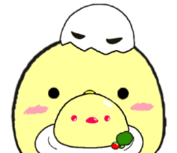 hiyoko and karasuke 2 sticker #8631457