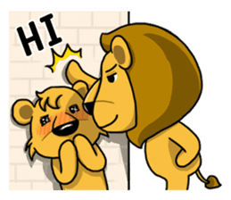 BenQ Lion Family sticker #8631459