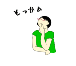 Normal reaction Girl sticker #8631610