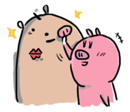 PONPONG the pig and her friends sticker #8631816